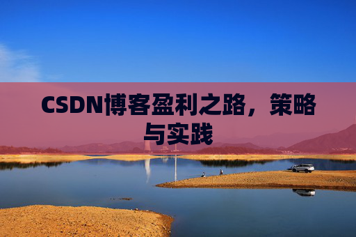 CSDN博客盈利之路，策略与实践